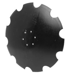 Krój tarczowy 620x6.0 mm wygięta/karbowana 6L