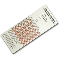 Naklejka Tabela ustawień