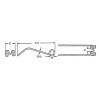 Palec, ząb zgrabiarki 510/91/38 fi10 mm, Nemeyer 600034 Niemeyer 3338-600034