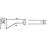 Palec, ząb zgrabiarki 549/87/38 fi9,0 mm, Nemeyer 600013 Niemeyer 3338-600013