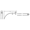 Palec, ząb zgrabiarki 575/86/40 fi9,0 mm, Nemeyer 600014 Niemeyer 3338-600014