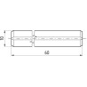 Kołek sprężysty 10x060 mm Kramp 8719493116946