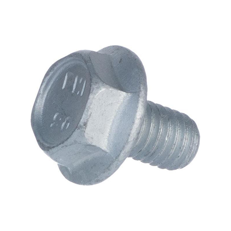 Śruba M6x10 kl.10.9, pełen gwint, ocynk z kołnierzem M6x10 Kverneland 9000980461007