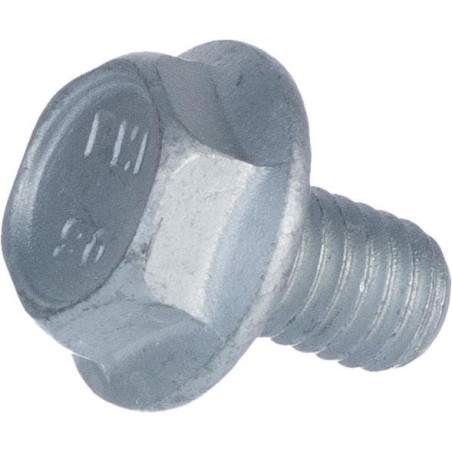 Śruba M6x10 kl.10.9, pełen gwint, ocynk z kołnierzem M6x10 Kverneland 9000980461007