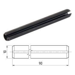 Kołek sprężysty 10x090 mm Kramp 8719493118070