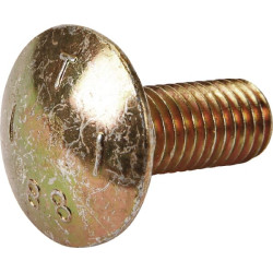 Śruba M10x25 zamkowa kl.8.8 ocynk pełen gwint Kramp 8716106700141