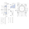 Obudowa łożyska FYJ504 SKF 7316570980868