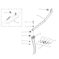 Ramię do palców SwatMaster 4221 DEUTZ-FAHR 9662426386000