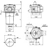 Filtr powrotny l/min - 1"BSP do otworu 88mm