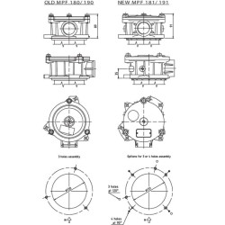 Filtr powrotny 299l/min - 1i1/4"BSP do otworu 130mm