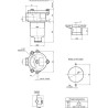 Filtr powrotny 66l/min - 1/2" BSP do otworu 66mm