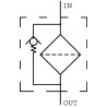Filtr ciśnieniowy 147l/min 10µm 1/2"SP - 3/4"BSP MPFiltri
