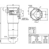 Filtr ciśnieniowy 100l/min 10µm 3/4"BSP - 3/4"BSP MPFiltri