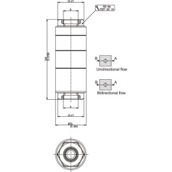 Filtr wysokociśnieniowy 70l/min 40µm 3/4"BSP MPFiltri