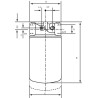 Filtr powrotny 130l/min - 1i1/4"BSP - 10 µm MPFiltri