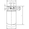 Filtr powrotny 110l/min - 1i1/4"BSP - 10 µm MPFiltri