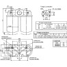 Głowica do filtrów z gwintem 1i1/4"BSP, przyłącza 1i1/2"BSP MPFiltri