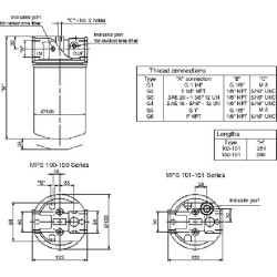 Głowica do filtr z gwintem 1-1/4" BSP MPFiltri