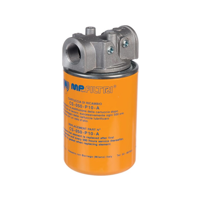 Filtr powrotny 55l/min 3/4"BSP - 10 µm, Fi96mm L145mm z głowicą 3/4"BSP MPFiltri