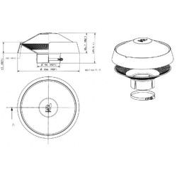 Osłona filtra, 96 mm, Donaldson