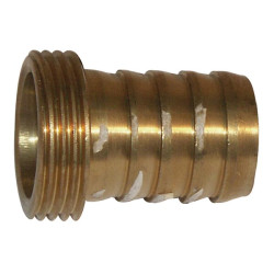 Końcówka węża gwint zew. mosiądz, 1" x 1"