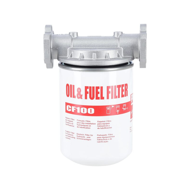 Filtr CF100 dystrybutora paliwa 1i1/4"BSP 132x180mm - 10µm z głowicą Piusi 8050031037140