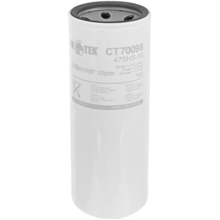 Filtr CT70098, 475HS-10 dystrybutora paliwa 1i1/2"UNF 95x298mm - 10µm Cim-Tek