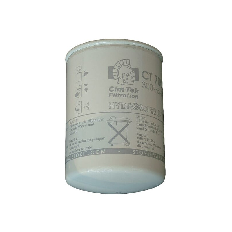 Filtr CT70064, 300HS-30 dystrybutora paliwa 1"UNF 95x137mm - 30 µm Cim-Tek