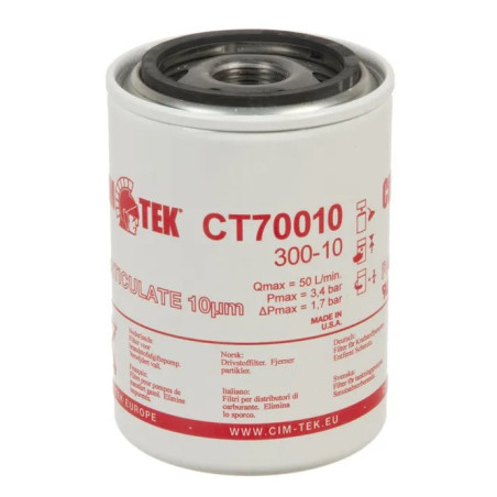 Filtr dystrybutora paliwa 1"UNF 95x137mm - 10 µm