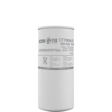 Filtr CT70062, 260Hs-10 dystrybutora paliwa Cim-Tek 8719607008204