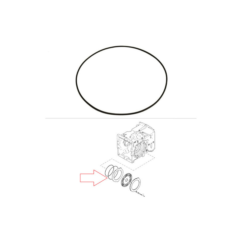 Oring tłoka 293x3.53 hamulca 14469580 238-5277 L116346,     L60888, 14469580
