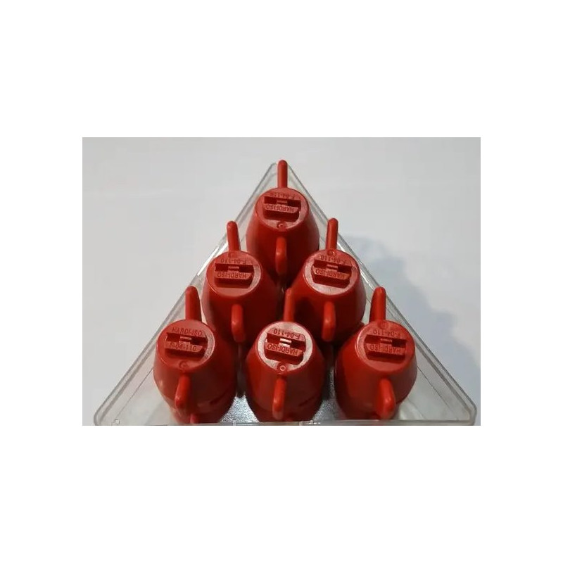 755631 Hardi Końcówka Hardi ISO-F-110-04 CT Czerwony 371768, 755631 -12szt