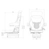 Fotel Grammer pneumatyczny Compacto Comfort S 12V, MSG93/511 PCW