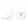 Fotel Grammer mechaniczny Primo M, MSG65/521 PCW