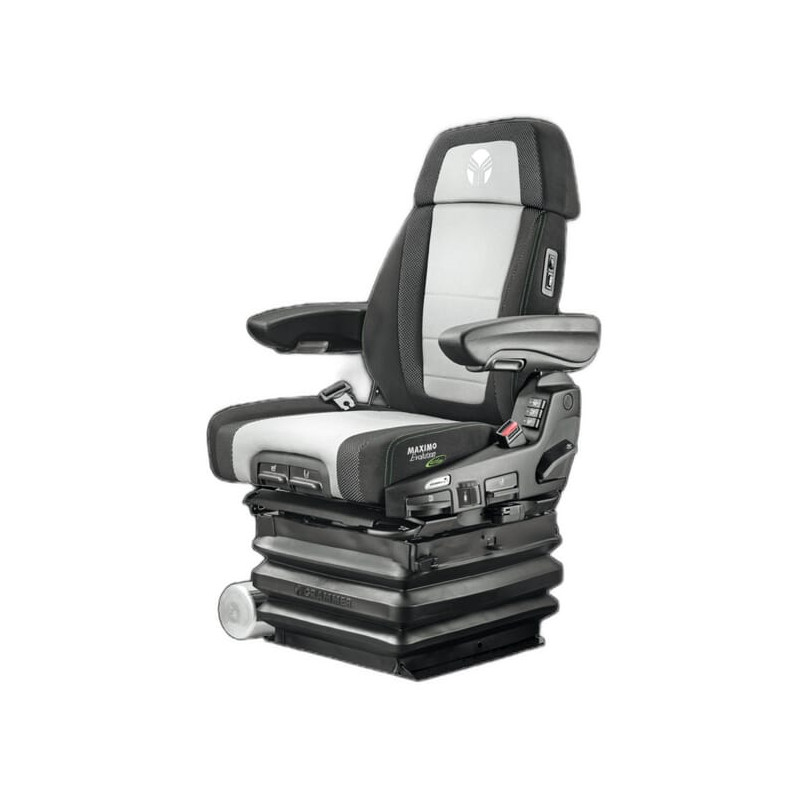 Fotel pneumatyczny Maximo XT Evolution Active 12V,  tkanina/Alkantra czarno-szare