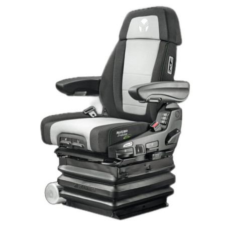 Fotel pneumatyczny Maximo XT Evolution Active 12V,  tkanina/Alkantra czarno-szare