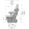 Fotel pneumatyczny Maximo XT Evolution Dynamic 12V, MSG95EL/741