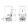Fotel Grammer mechaniczny Actimo M, MSG85/722 PCV