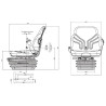 Fotel Grammer mechaniczny Compacto Basic XM, MSG283/520 PCV