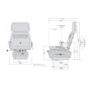 Fotel Grammer mechaniczny Compacto Basic XS, MSG283/8 PCV