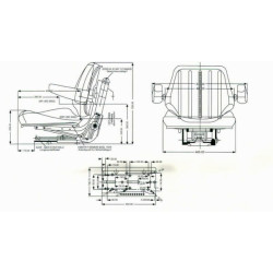 Siedzenie MSG44/1HBA PCV