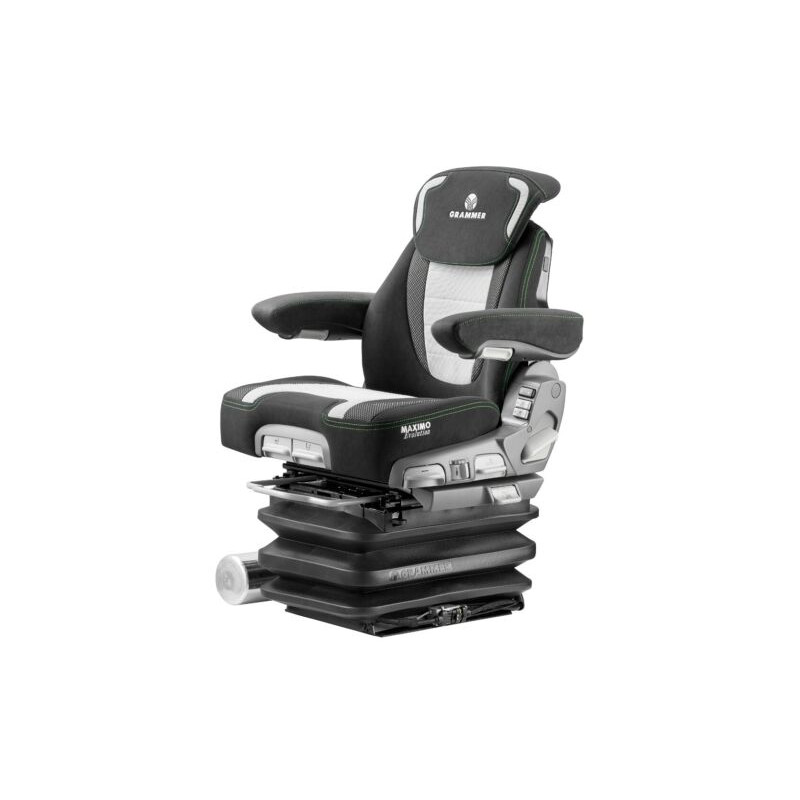 Fotel Grammer pneumatyczny Maximo Evolution-Active 12V, tkanika czarna