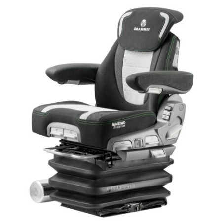 Fotel Grammer pneumatyczny Maximo Evolution-Active 12V, tkanika czarna