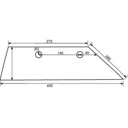 41658500409 Lemiesz 14" Overum UC, FC prawy, 85-004 Overum Kramp 5700036466546
