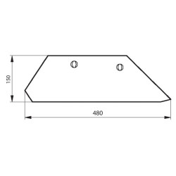 41658538209 Lemiesz 18" lewy Overum 85-382 Molbro