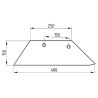 41658538409 Lemiesz 18" prawy Overum 85-384 Molbro