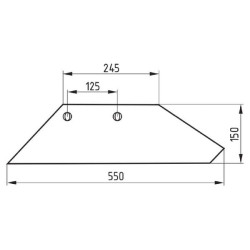 41659460309 Lemiesz 18" Overum XL lewy, 94-603 Molbro