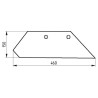 41659460009 Lemiesz 16" Overum XL prawy, 94-600 Molbro