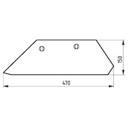 41658538109 Lemiesz 16" lewy Overum 85-381 Molbro