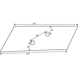 41658406009 Dłuto lemiesza prawe Overum 84-060